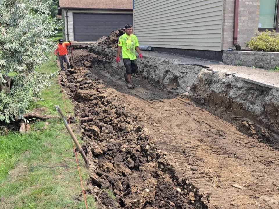Aurora paver driveway